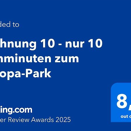 Wohnung 10 - nur 10 Gehminuten zum Europa-Park Rust Exterior foto