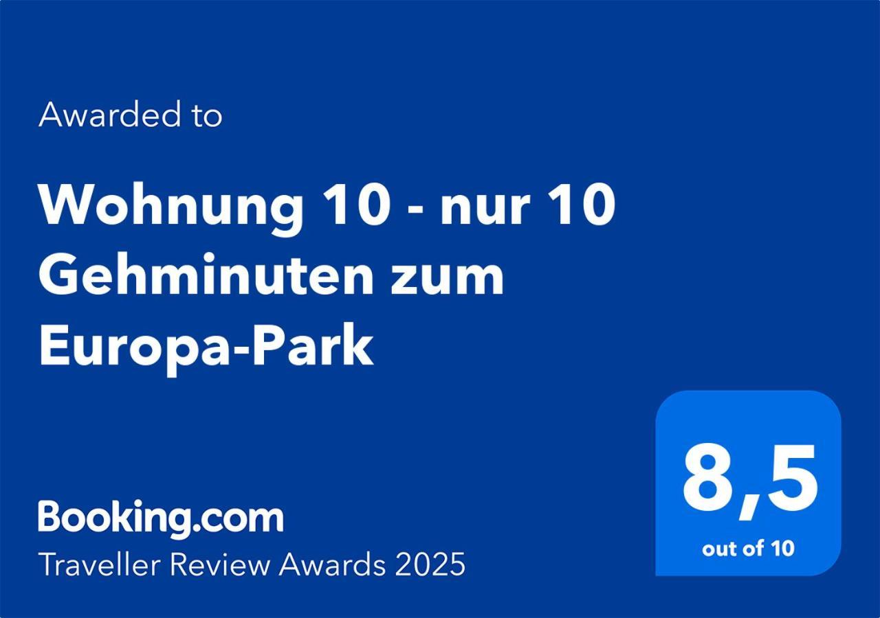 Wohnung 10 - nur 10 Gehminuten zum Europa-Park Rust Exterior foto